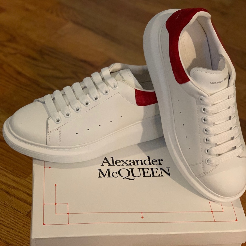 Alexander McQueen leather & suede sneaker